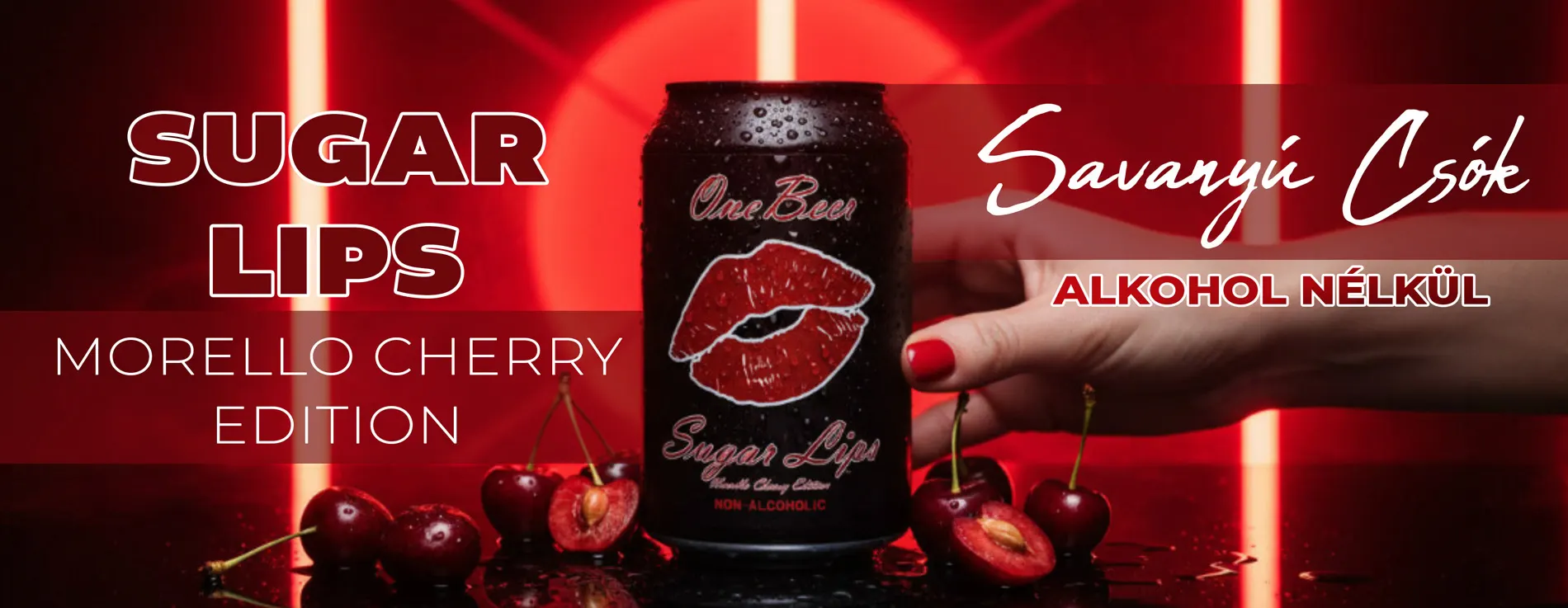  One Beer Non Alcoholic Sugar Lips Morello Cherry Edition 0,33l 