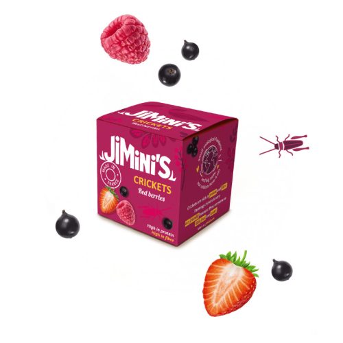 Jimini's Piros Gyümölcsös Ehető Tücsök 15g