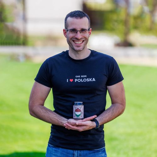 L - One Beer Poloska Póló