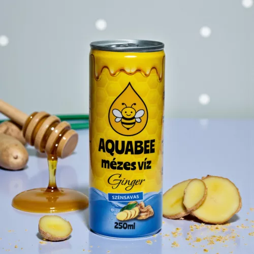 AquaBee Mézes Víz Gyömbérrel (Savas) 0,25l