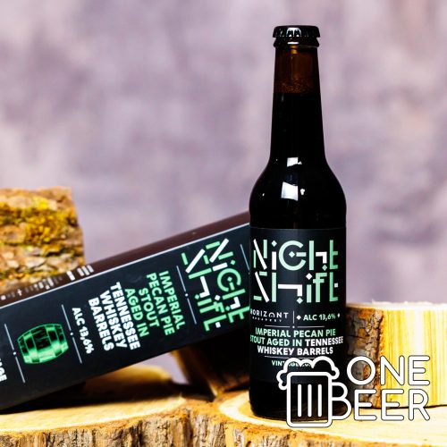 Horizont Night Shift Imperial Pecan Pie Stout Aged in Tennessee Whiskey Barrels 0,33l