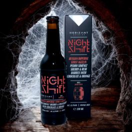   Horizont Night Shift Russian Imperial Stout aged in Pedro Ximénez Sherry & Rum Barrels with Chocolate & Orange 0,33l