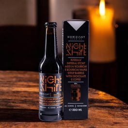   Horizont Night Shift Russian Imperial Stout aged in Bourbon & Bourbon Maple Syrup Barrels with Chocolate & Coffee 0,33l