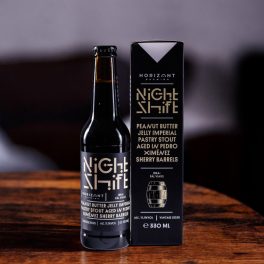   Horizont Night Shift Peanut Butter Jelly Imperial Pasrty Stout aged in Pedro Ximénez Sherry Barrels 0,33l