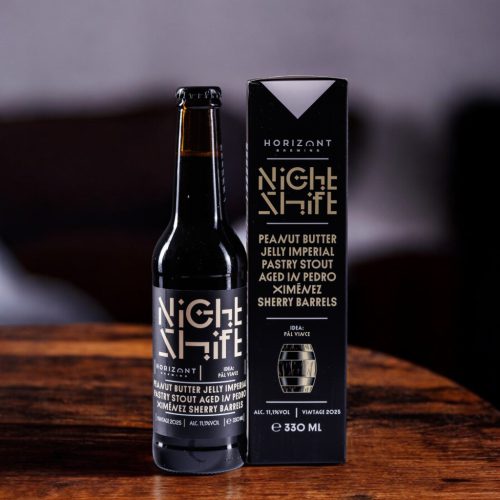 Horizont Night Shift Peanut Butter Jelly Imperial Pasrty Stout aged in Pedro Ximénez Sherry Barrels 0,33l