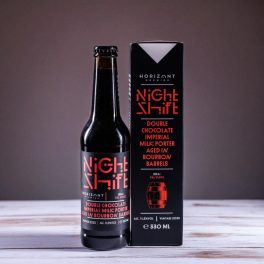   Horizont Night Shift Double Chocolate Imperial Milk Porter aged in Bourbon Barrels 0,33l