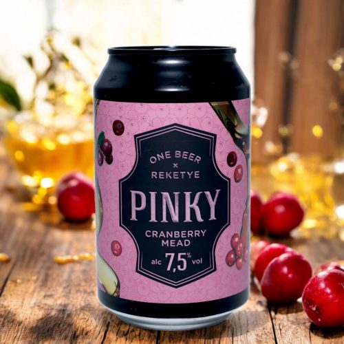 One Beer & Reketye - Pinky: The Cranberry Mead 0,33l