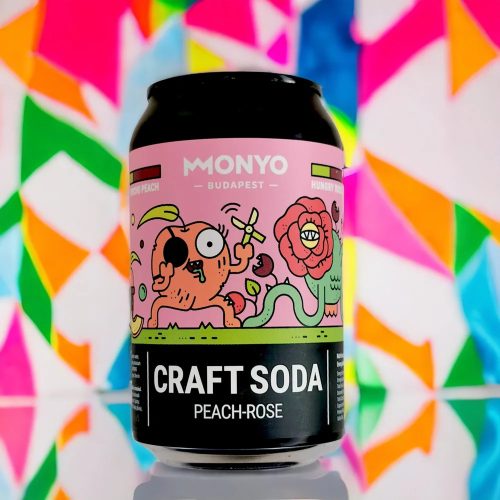 Monyo Peach & Rose Soda 0,33l