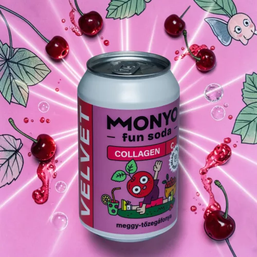 Monyo Fun Soda Meggy-Tőzegáfonya 0,33l