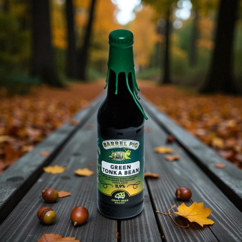 HopTop Barrel Pig Green Tonka Bean 0,33l