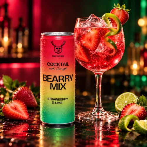 One Drink Bearry Mix Cocktail with Simigh 0,25l