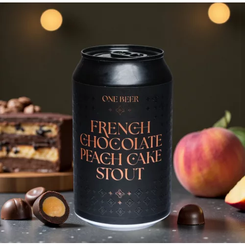 One Beer French Chocolate Peach Cake Stout 0,33l