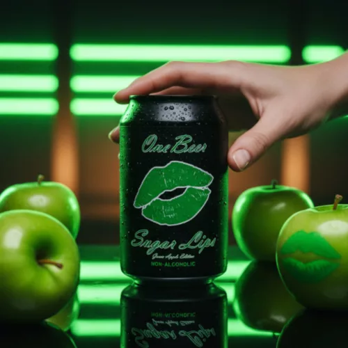 One Beer Non Alcoholic Sugar Lips Green Apple Edition 0,33l