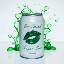 One Drink Sugar Lips Green Apple Edition (Soft Drink) 0,33l
