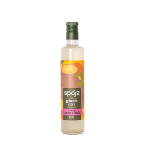 Spájz Szörp - Gyömbér (Hozzáadott cukor nélkül) 0,5l