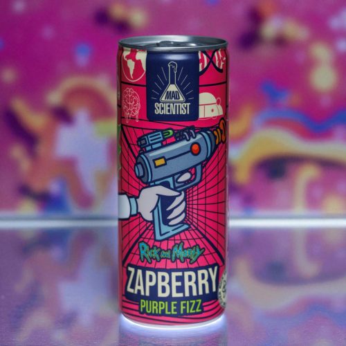 Mad Scientist Rick & Morty Zapberry Purple Fizz 0,25l