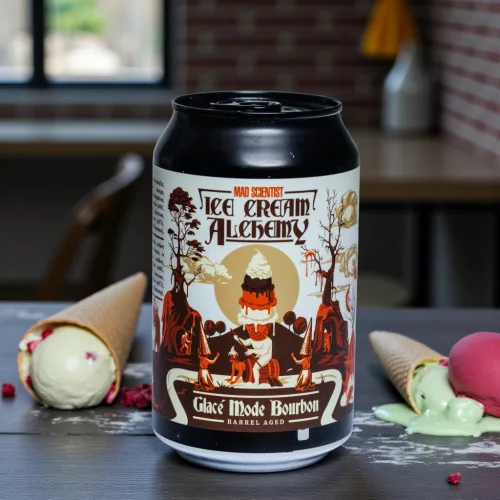 Mad Scientist Ice Cream Alchemy Glacé Mode Bourbon 0,33l