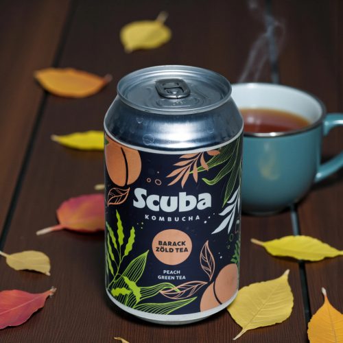 Scuba Kombucha Peach Green Tea 0,33l