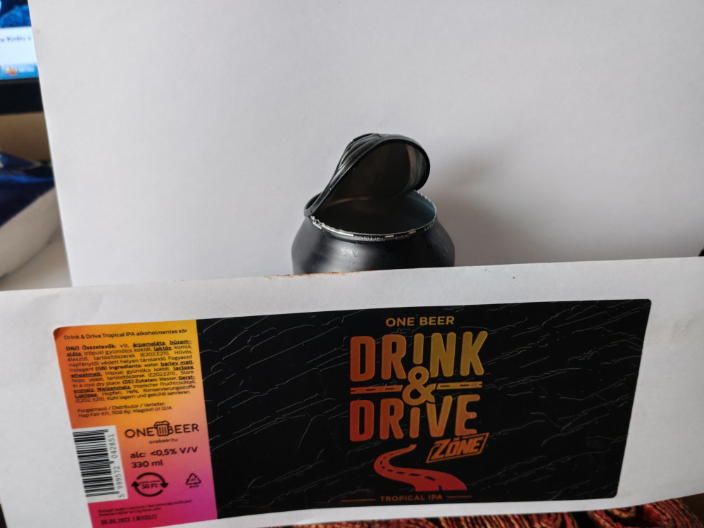 One Beer & the Zone Drink & Drive Tropical IPA 0,33l
